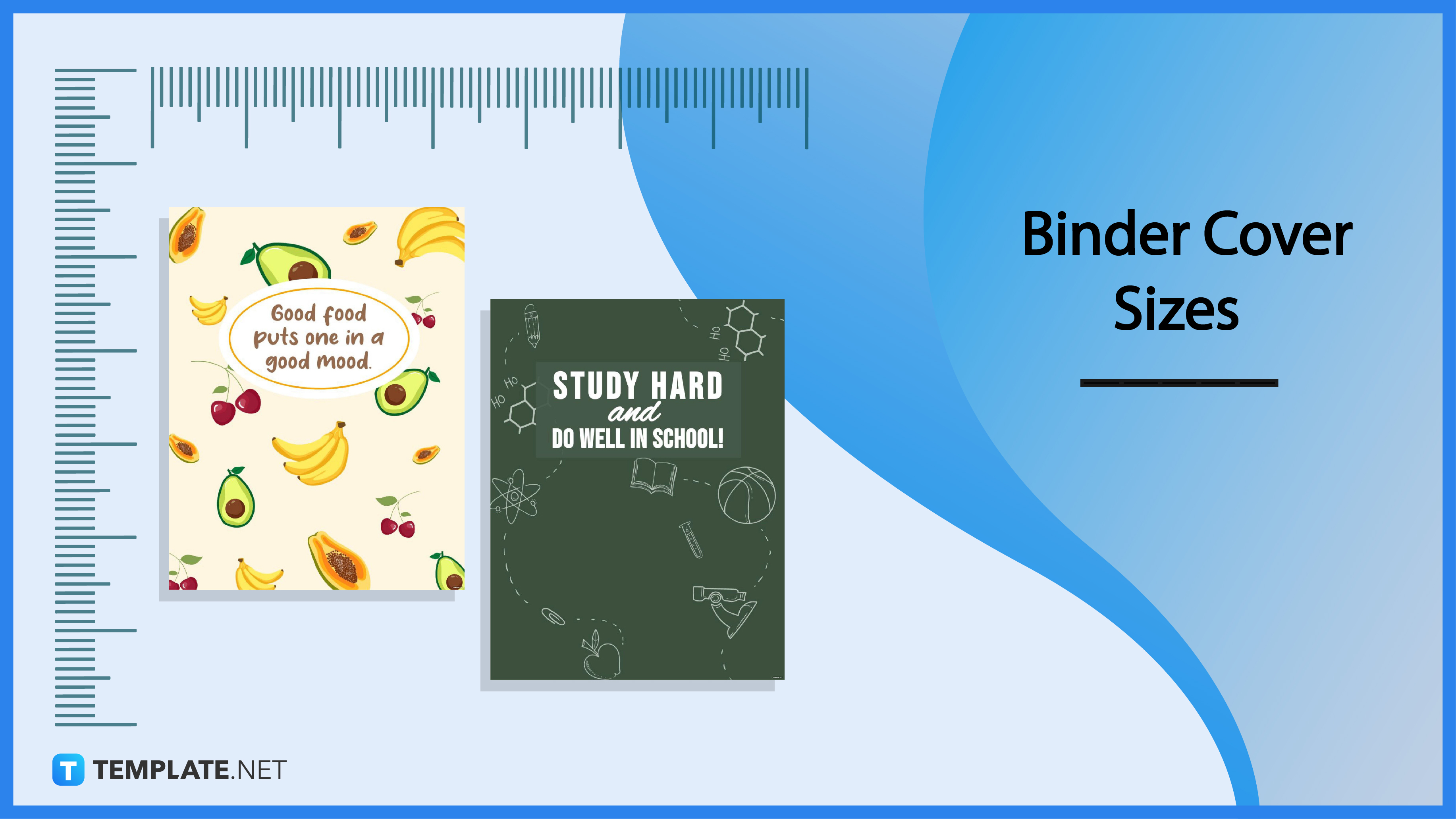 Binder Cover Size Dimension, Inches, mm, cms, Pixel
