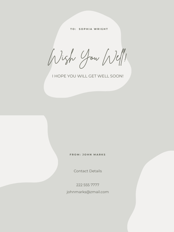 Get Well Soon Card Maker Free, Creator, Generator, Edit Online Free