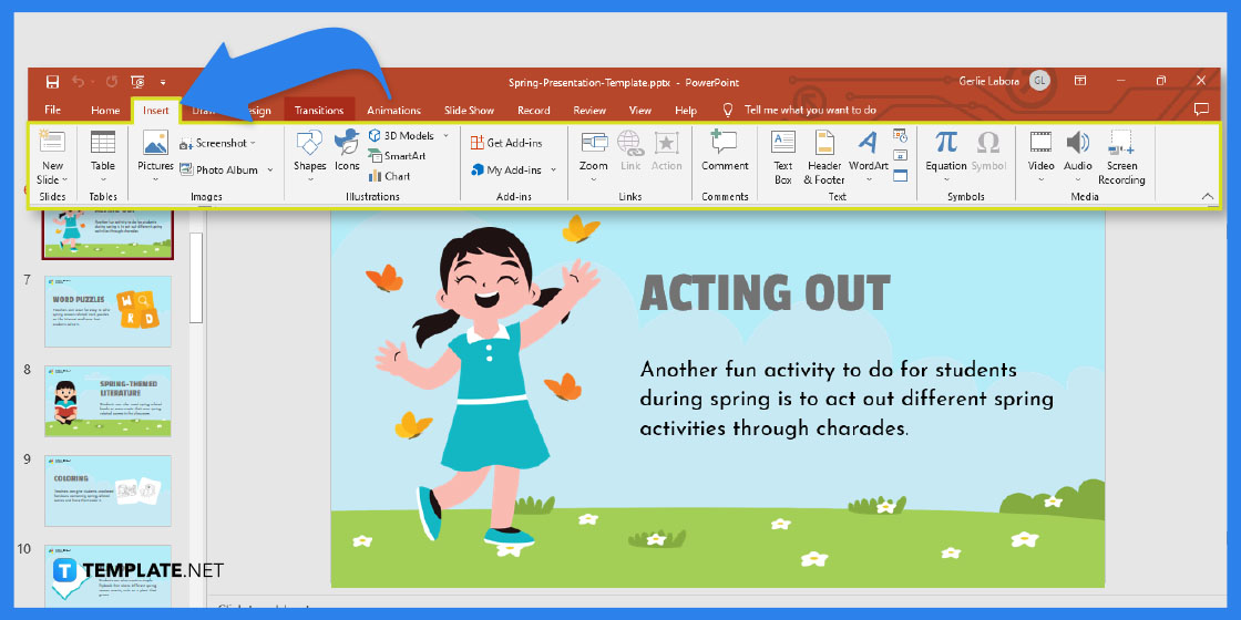 How to Make/Create a Spring Presentation in Microsoft PowerPoint