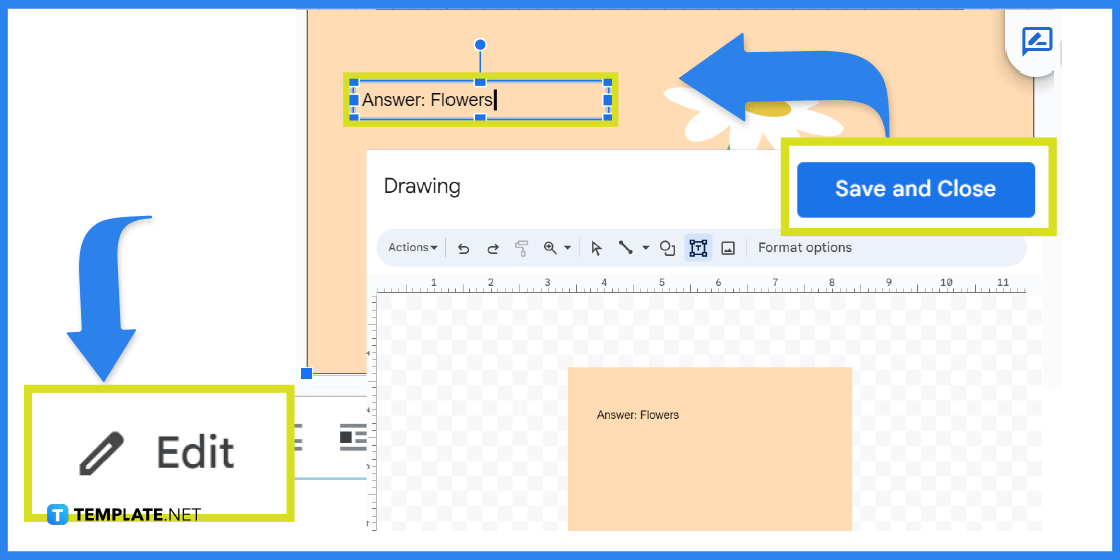 How To Make/Create Spring Flash Card in Google Docs [Template + Example