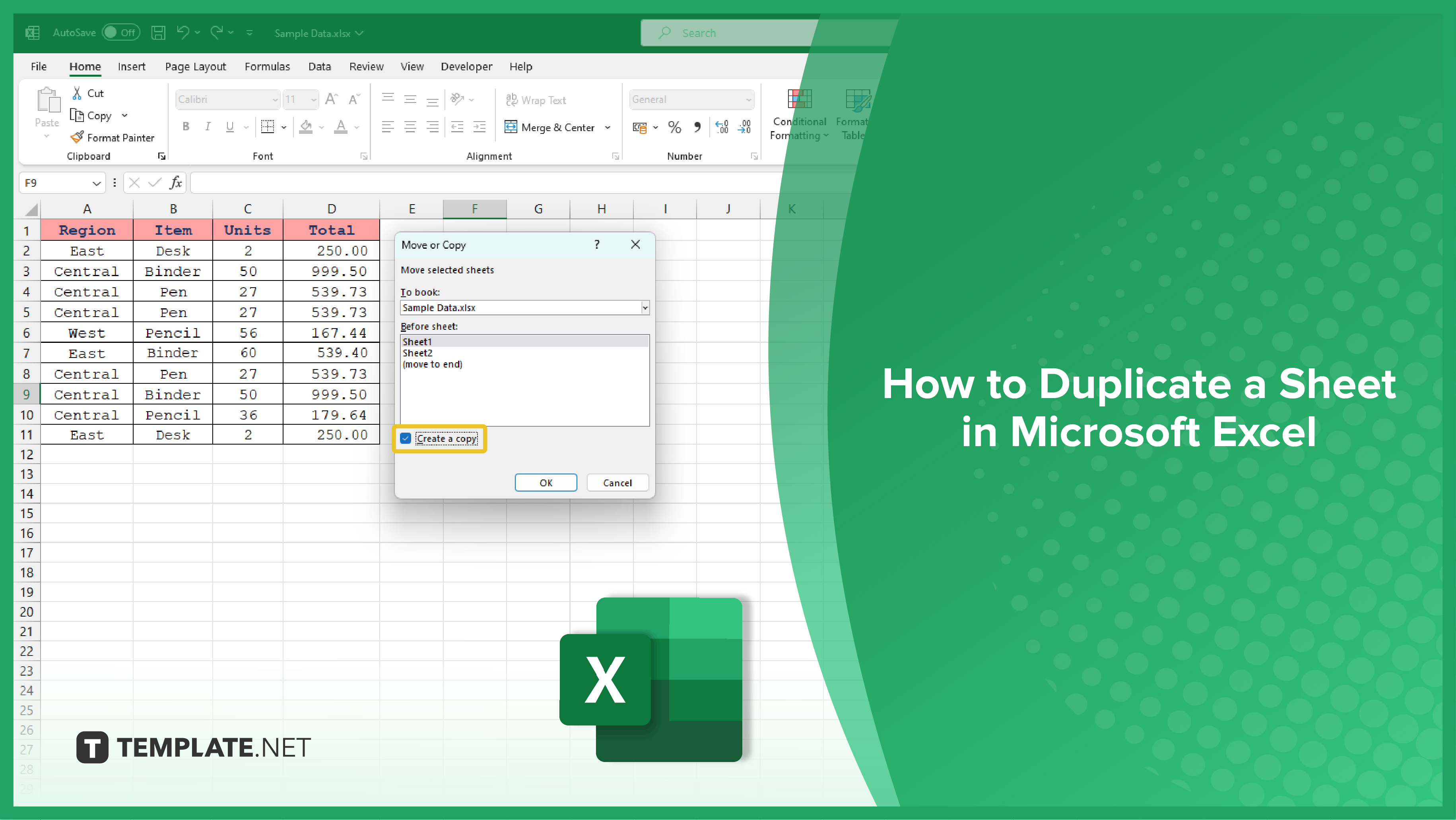 How to Duplicate a Sheet in Microsoft Excel