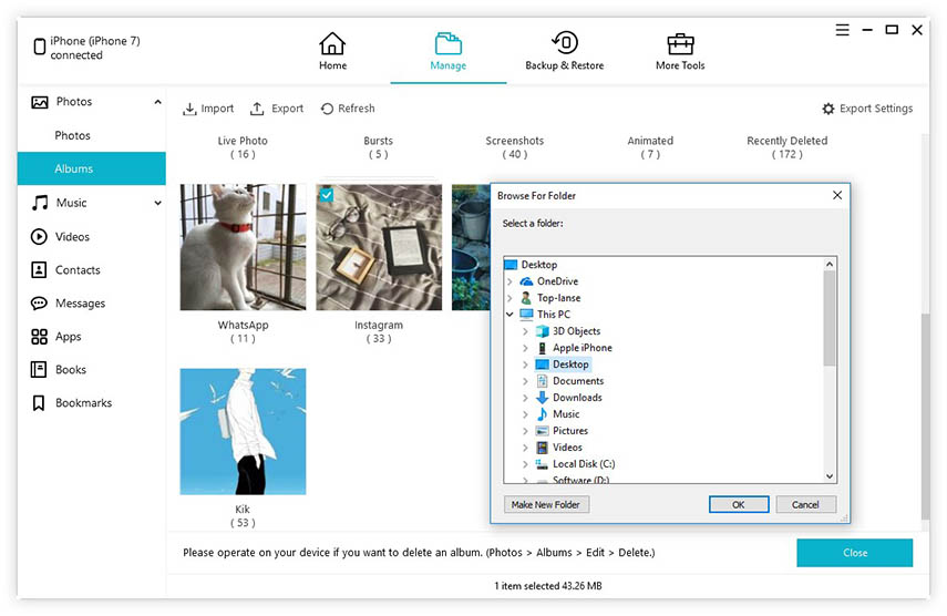 Top 2 Ways to Backup Instagram Photos from iPhone