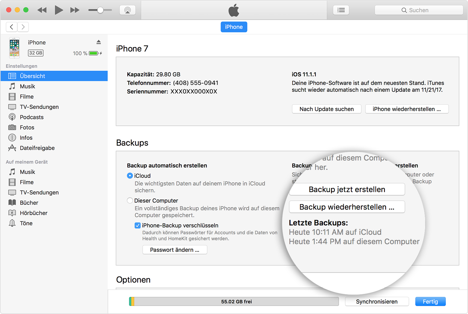 iPhone, iPad oder iPod Code zurücksetzen, wenn iPhone Passwort vergessen