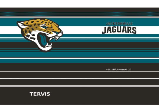 NFL® Jacksonville Jaguars Hype Stripes 20 oz Stainless Tumbler
