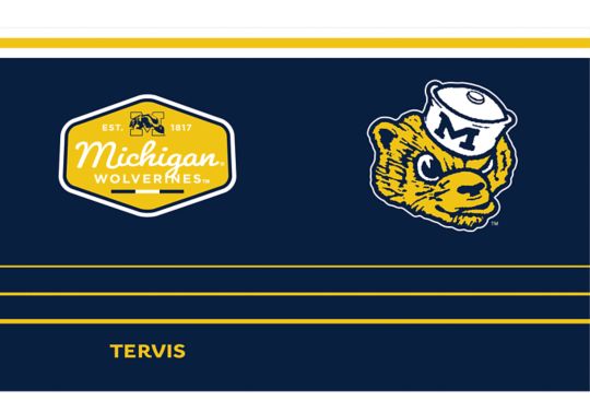 Michigan Wolverines Vintage 20 oz Stainless Tumbler Tervis