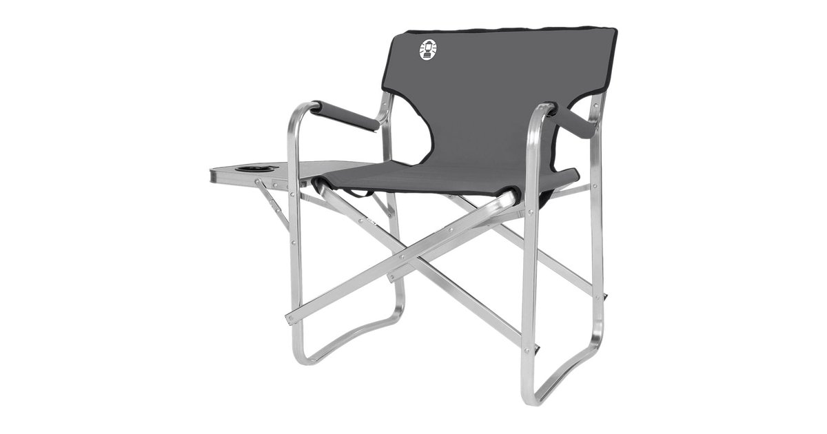 Coleman Furniture Aluminium Deck Chair with Table