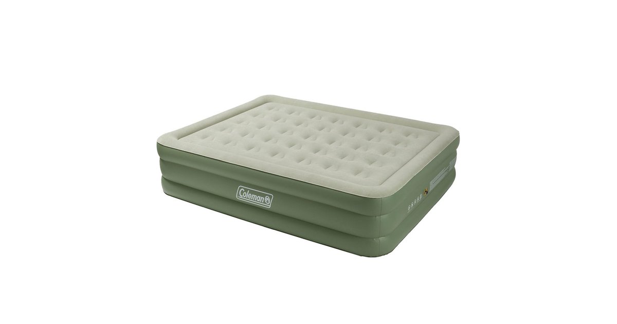 Coleman Maxi Comfort Bed Raised King Green