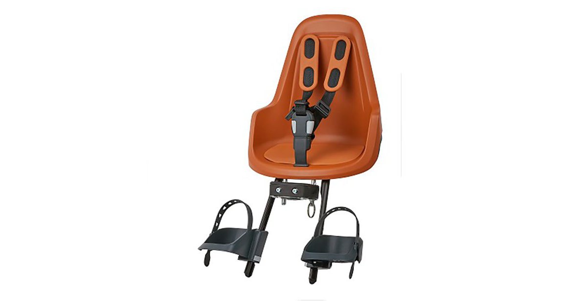 Bobike One Mini Front Child Bike Seat Orange Max 15 kg Junge