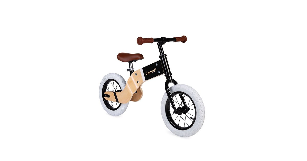 Janod Deluxe Balance 12 Bike Without Pedals Beige,Weiß,Schwarz 36