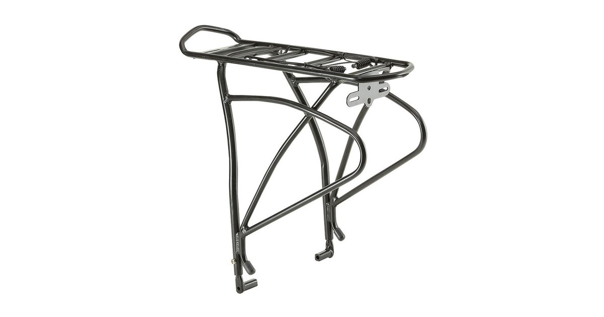 Mvtek For Disc Brakes Adjustable In Aluminium Rear Pannier Rack For Disc Brakes Silber