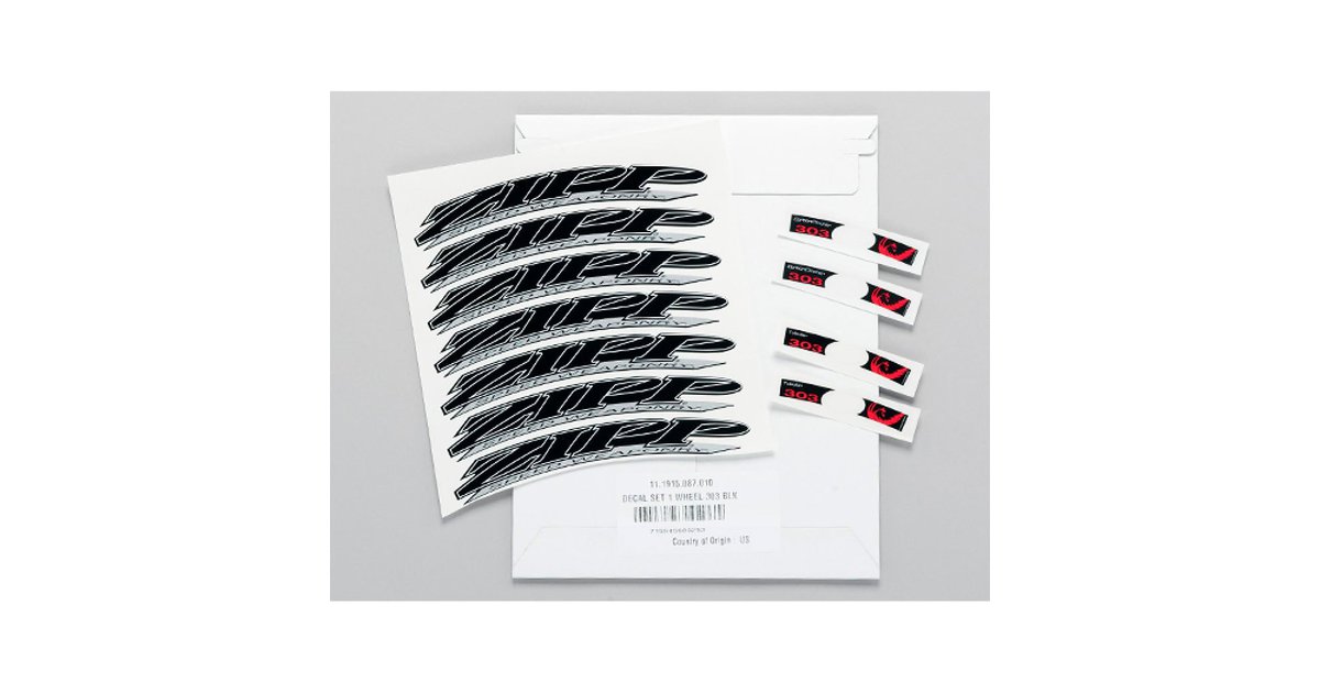 Zipp 303 0811 Decal Kit Durchsichtig