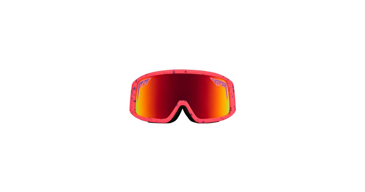 Pit Viper the radical goggles mtb goggles pink red