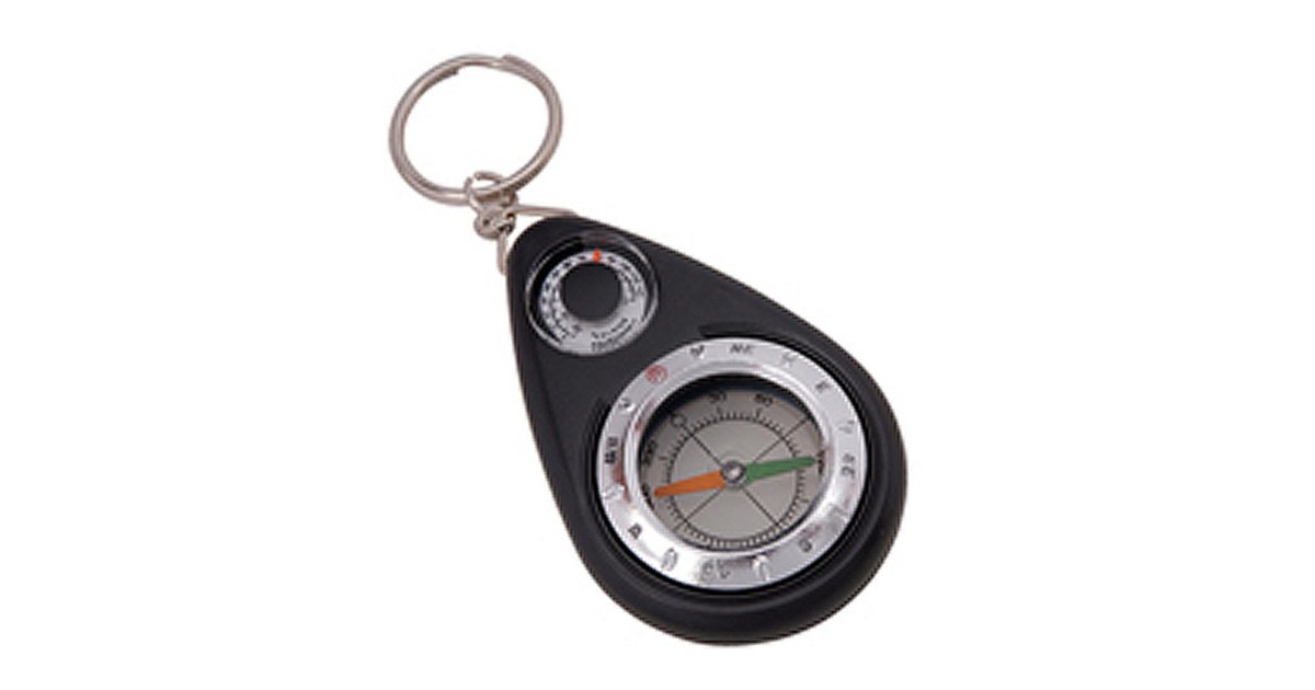 Munkees Compass/Thermometer Keychain