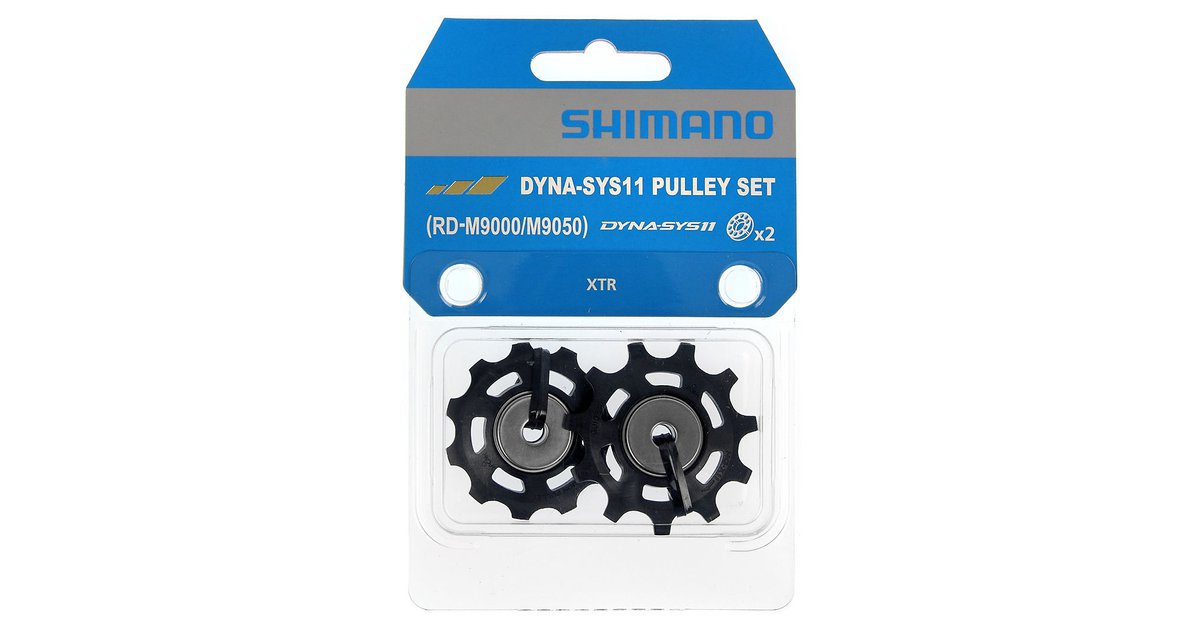 Shimano XTR RDM9000 11 Speed Jockey Wheels Schwarz}
