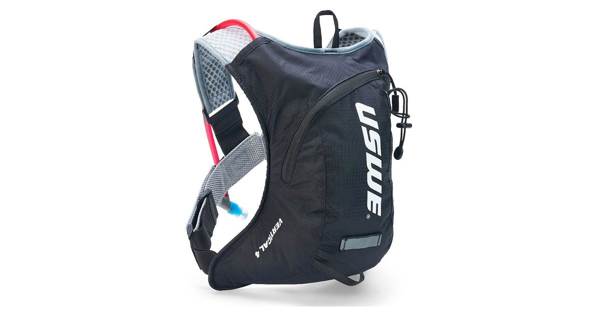 USWE Vertical 4 Hydration Pack SS21 CarbonSchwarz}