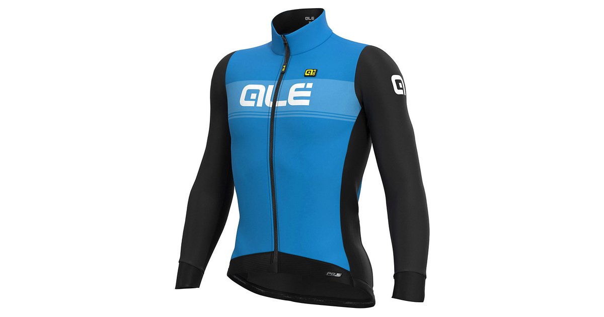ALE PRS Logo DWR Cycling Jersey LIGHT BLUE BLACK} XS}