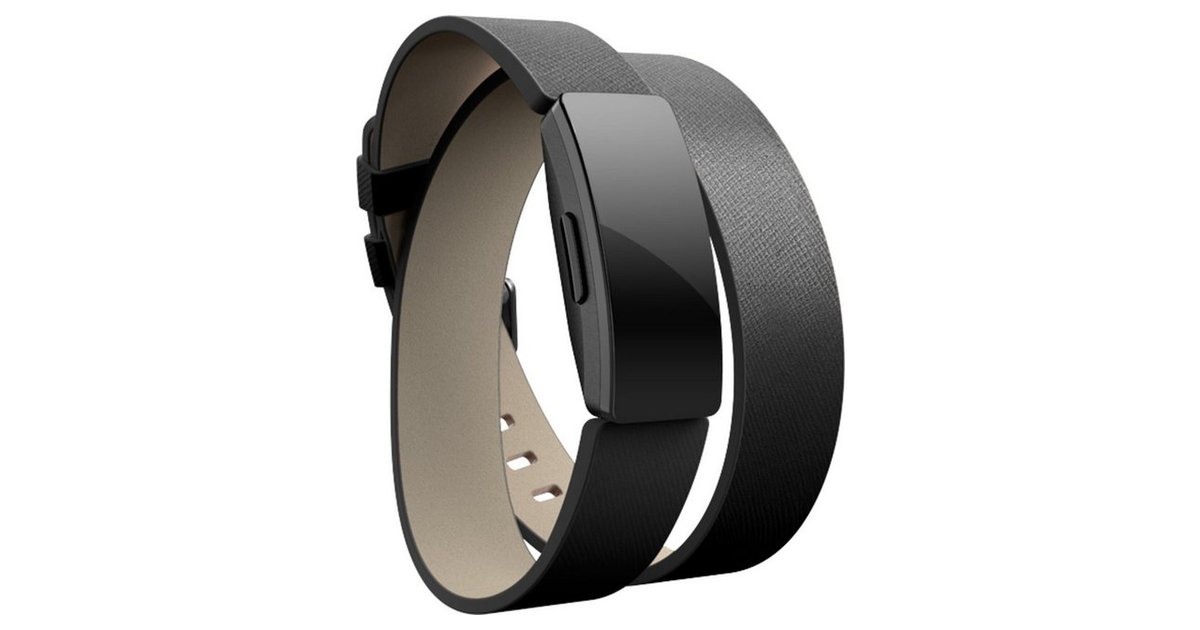 Fitbit Ersatz/Wechselarmband »Double Leather Wrap für Inspire«