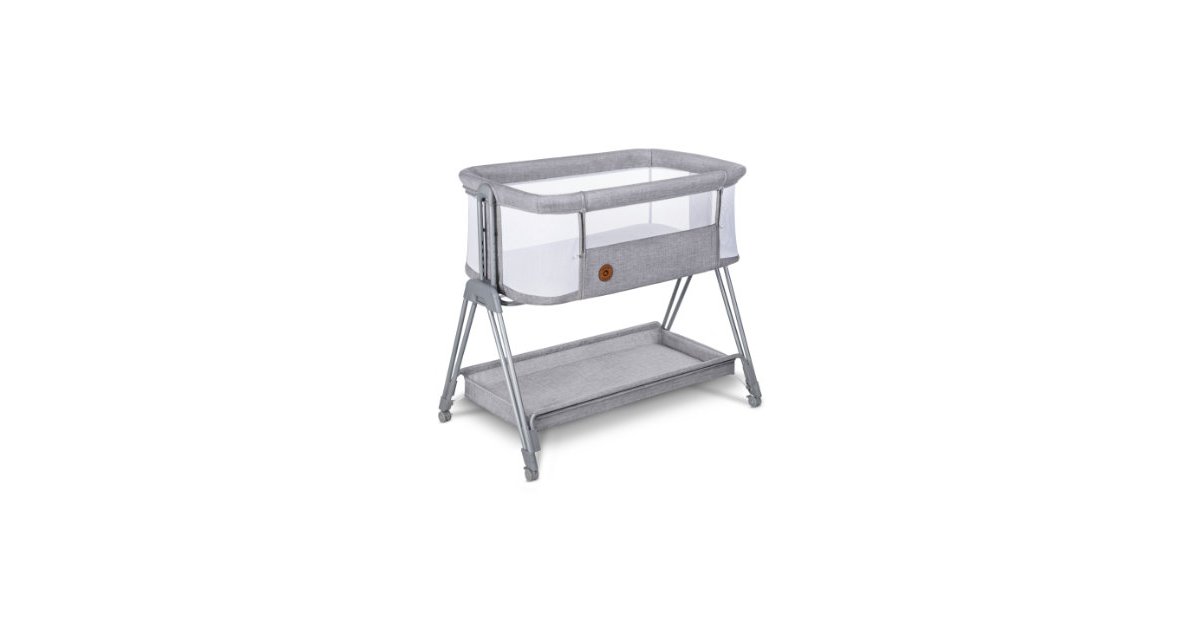 Lionelo Beistellbett Luna Grey Concrete