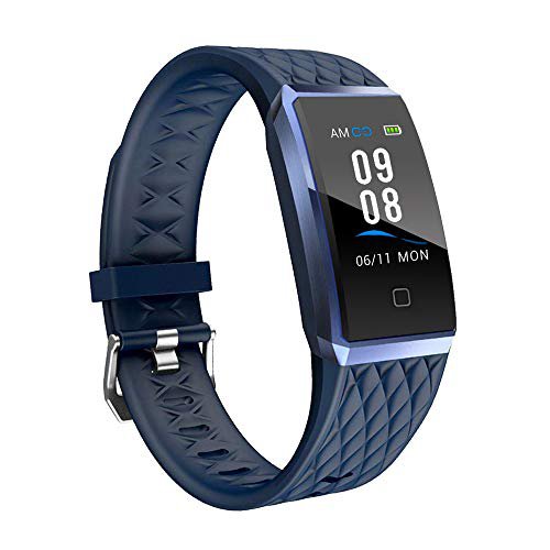 YAMAY Fitness Armband mit Pulsmesser,Wasserdicht IP68 Fitness Trackers Farbbildschirm Fitness