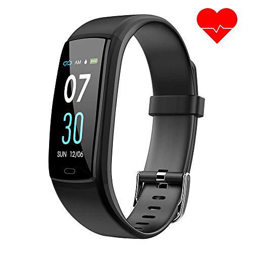 Dwfit Fitness Armband mit Pulsmesser,Wasserdicht Blutdruckmesser Fitness Tracker