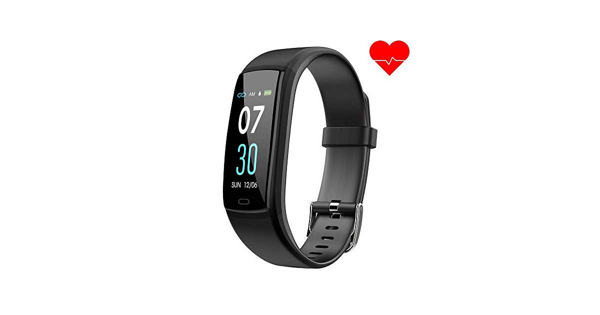 Dwfit Fitness Armband mit Pulsmesser,Wasserdicht Blutdruckmesser Fitness Tracker