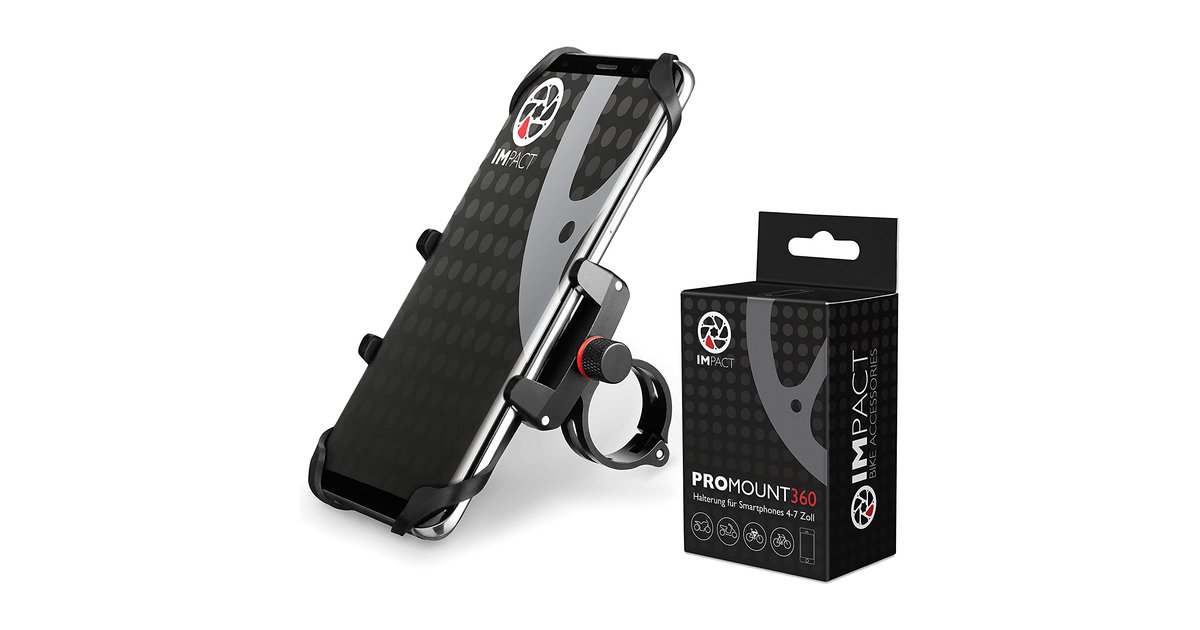 Impact Pro Mount 360° Extrem stabile Fahrrad & Motorrad