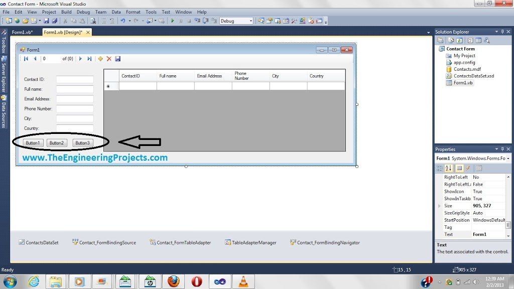 Button Control in VB Database The Engineering Projects