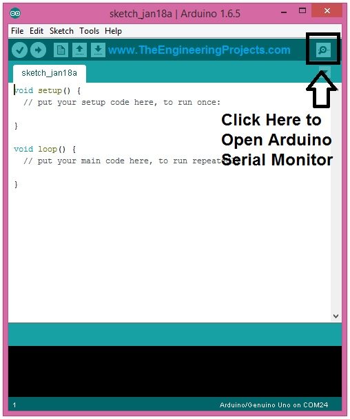 How to use Arduino Serial Monitor ? The Engineering Projects