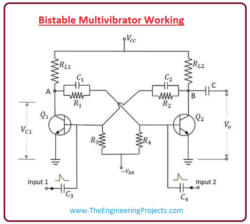 What is Bistable Multivibrator The Engineering Projects