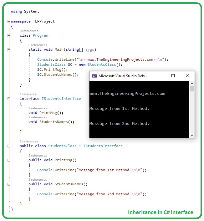 Introduction to Interface in C The Engineering Projects