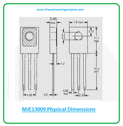 MJE13009 NPN Transistor Datasheet, Pinout, Features & Applications
