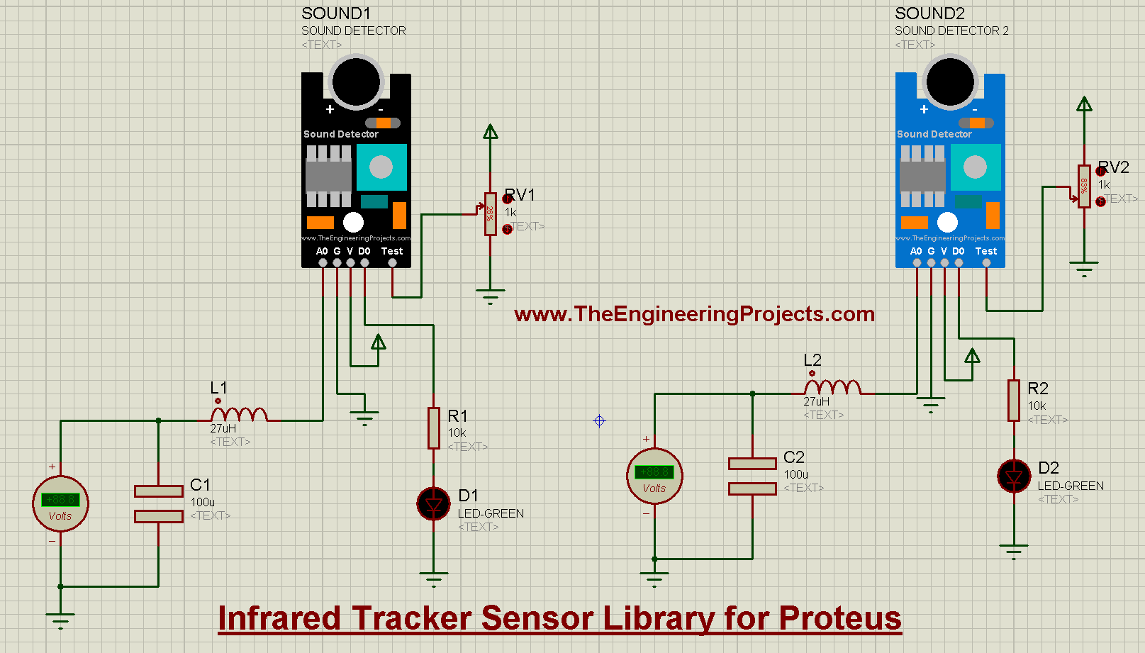 Sound Detector Library for Proteus V2.0 The Engineering Projects