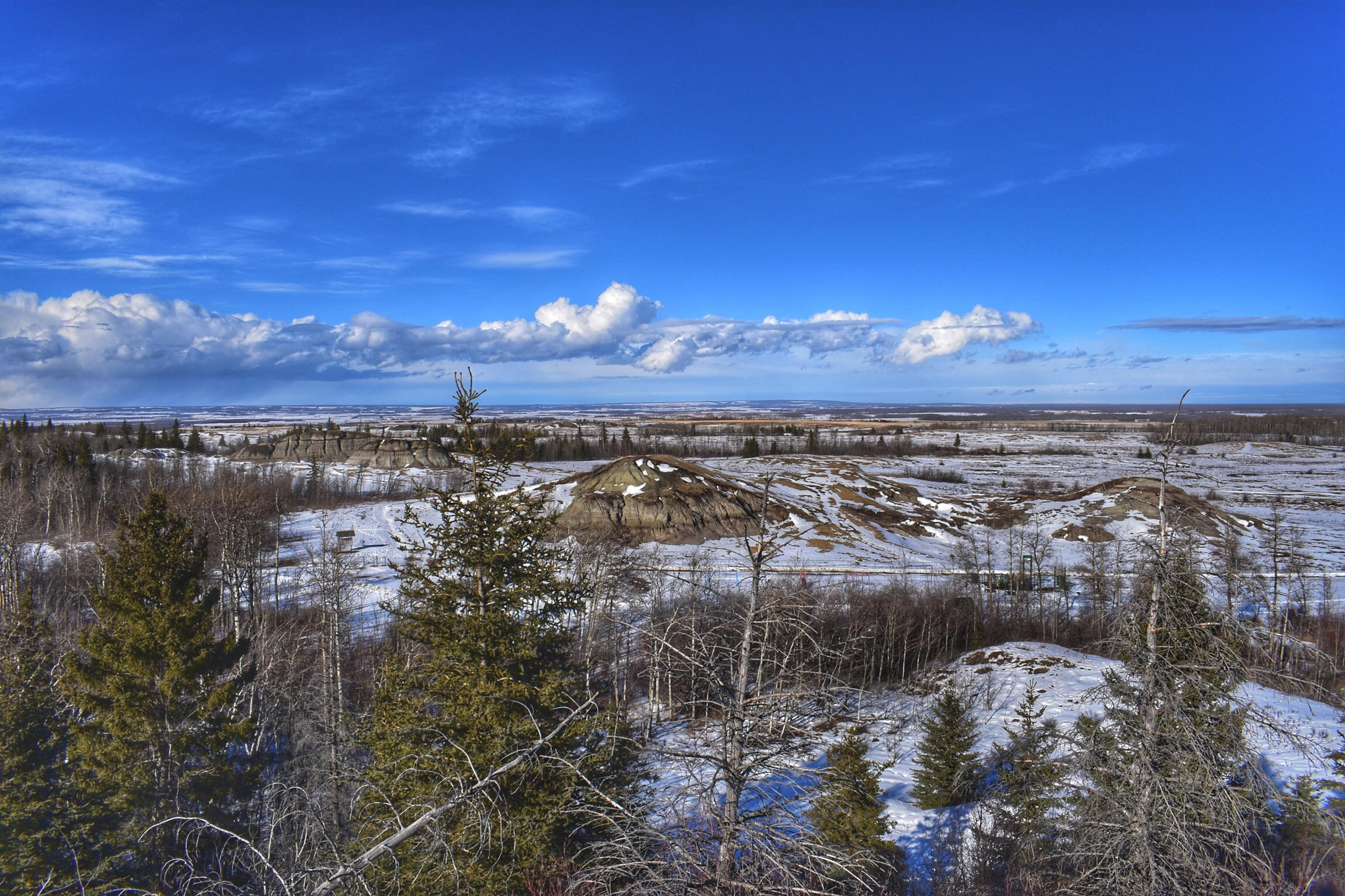 Camp in the Kleskun Hills, Bezanson, Alberta
