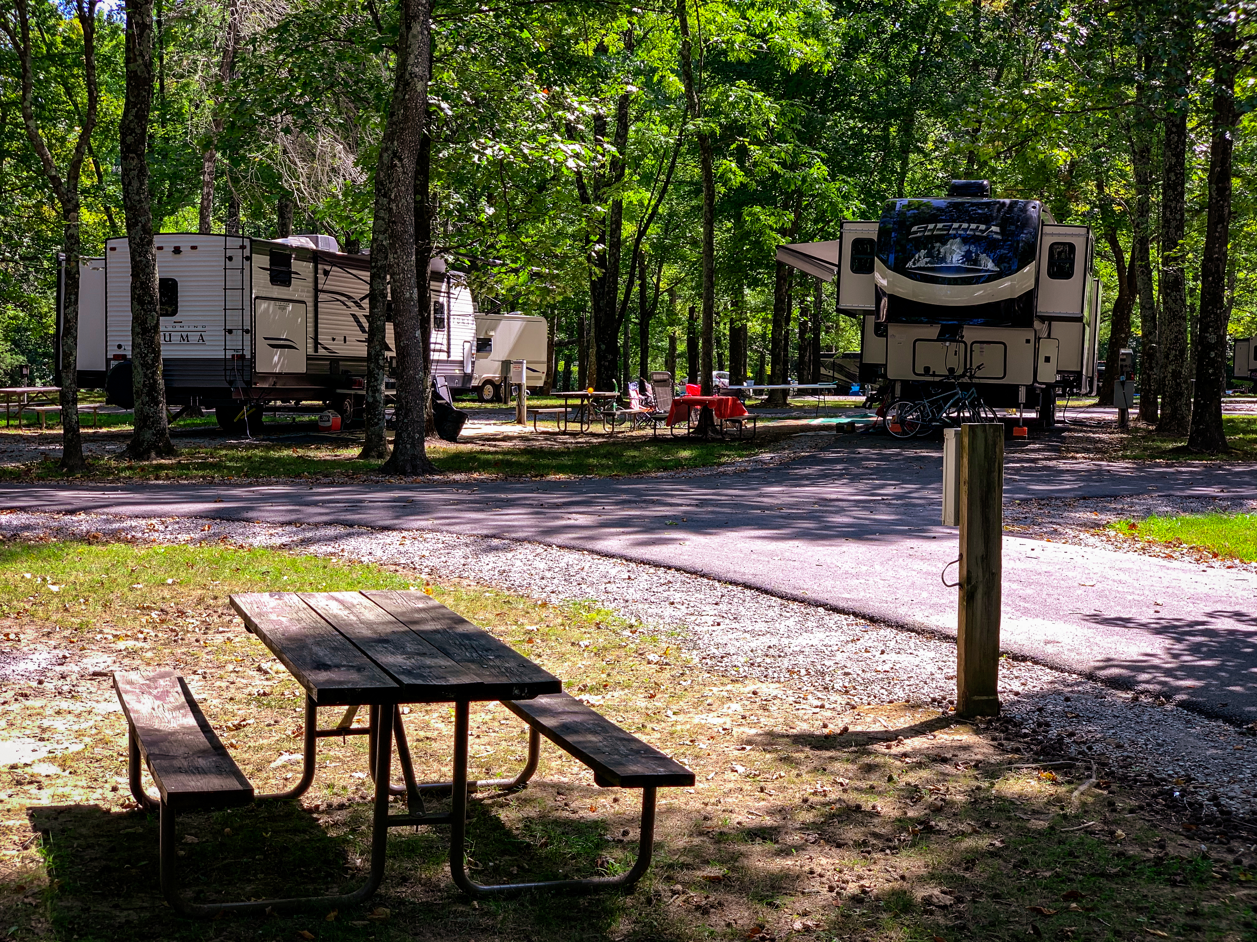 Photo of Camp at Giant City State Park Campground