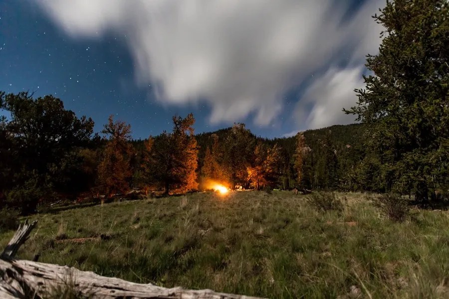 Camping at Lost Park Campground, Jefferson, Colorado