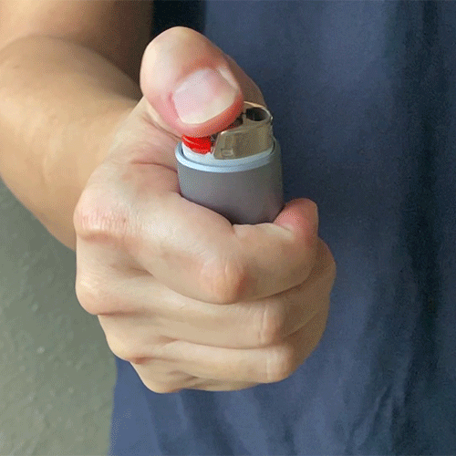 Stinger BIC Lighter Case w/ Car Emergency Window Breaker, Fidget Spinn