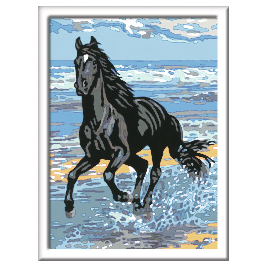 Painting By Numbers-Horse In The Surf | Thimble Toys