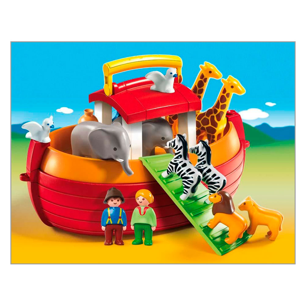 Playmobil 1.2.3. Take-Away Noah's Ark - 6765 | Thimble Toys