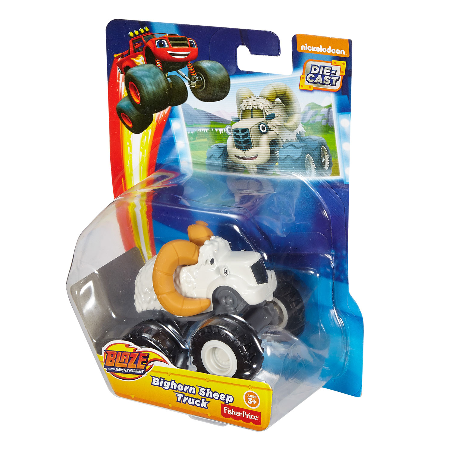 Blaze Diecast Car Bighorn Sheep Truck Thimble Toys