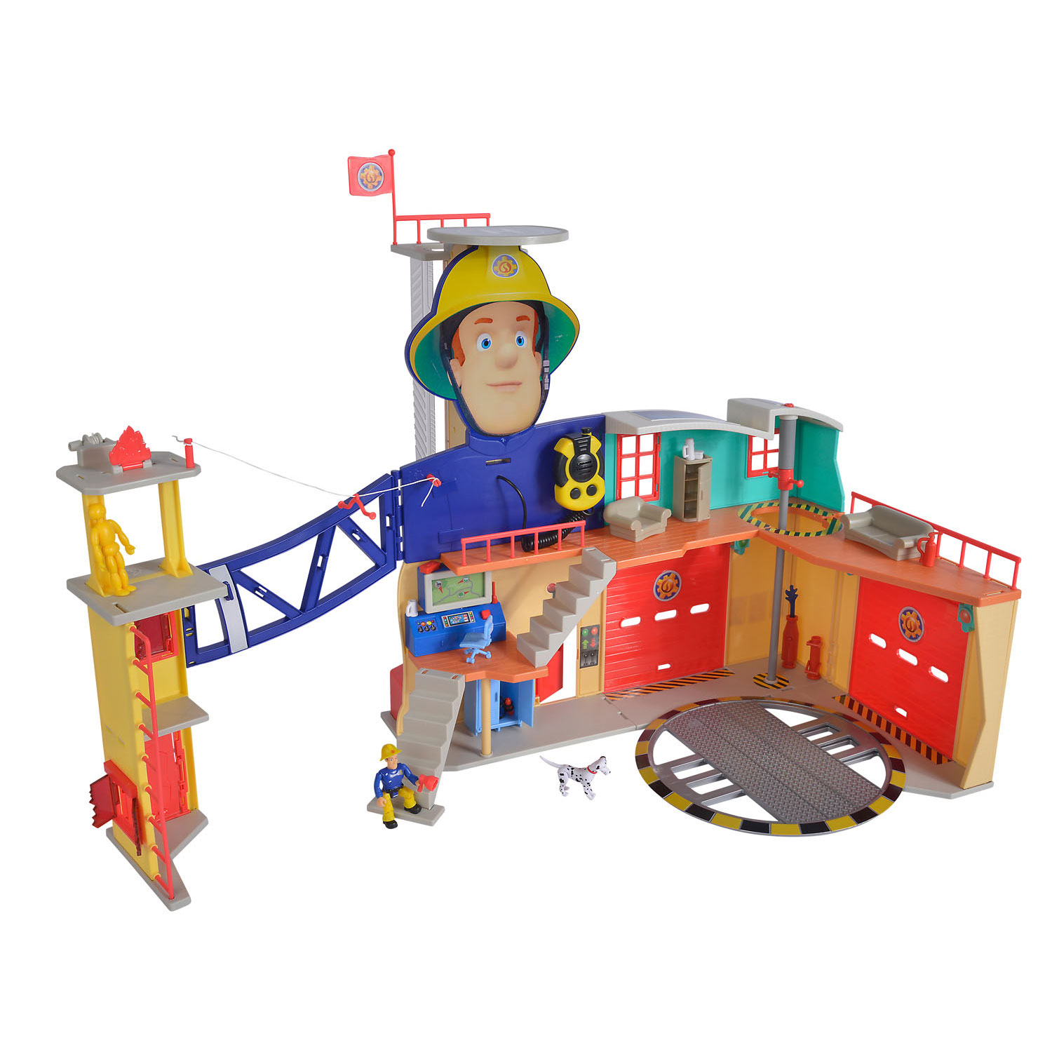 Fireman Sam Luxury Fire Station Xxl | Thimble Toys