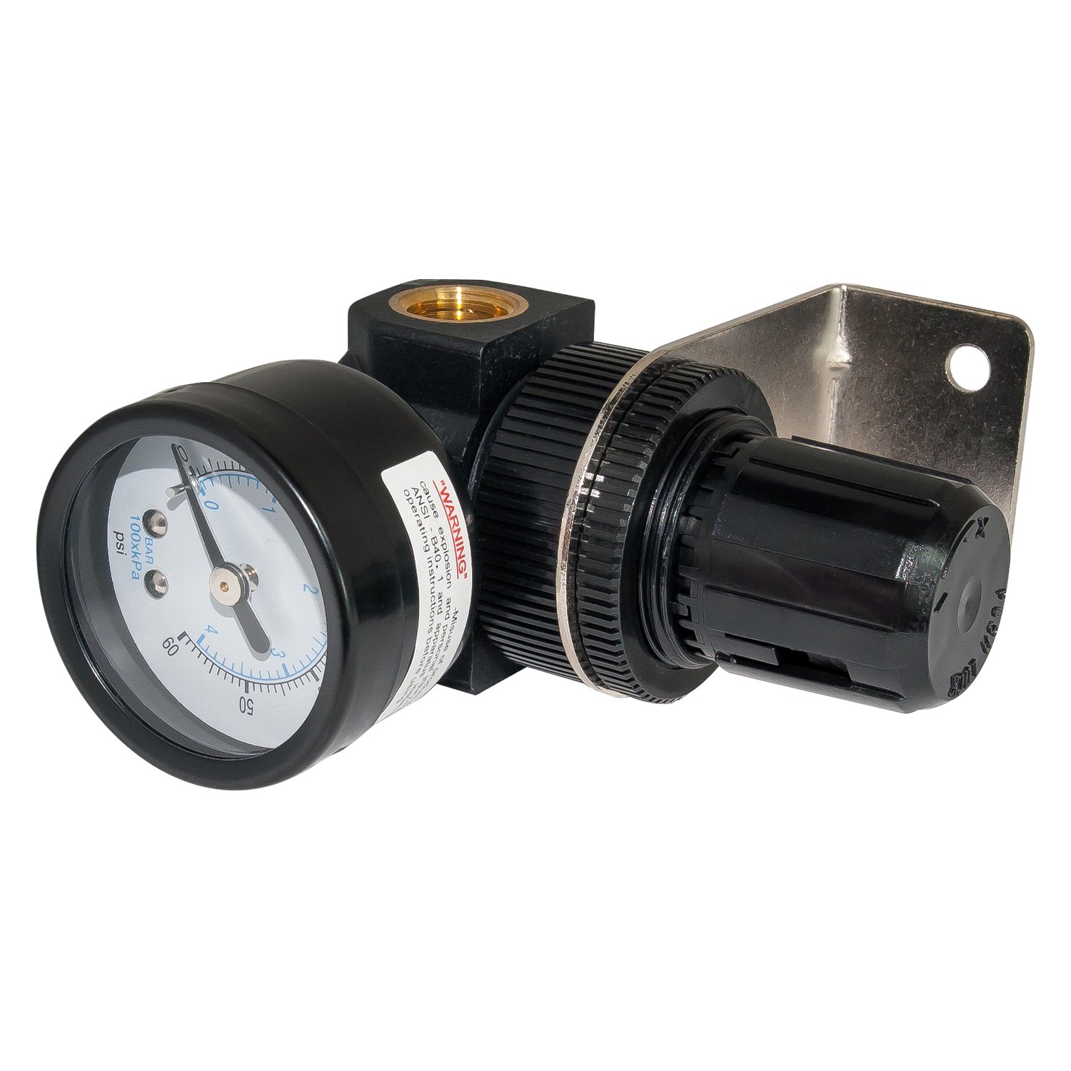 AES Industries® 878 0 to 60 psi Mini Diaphragm Air Regulator with