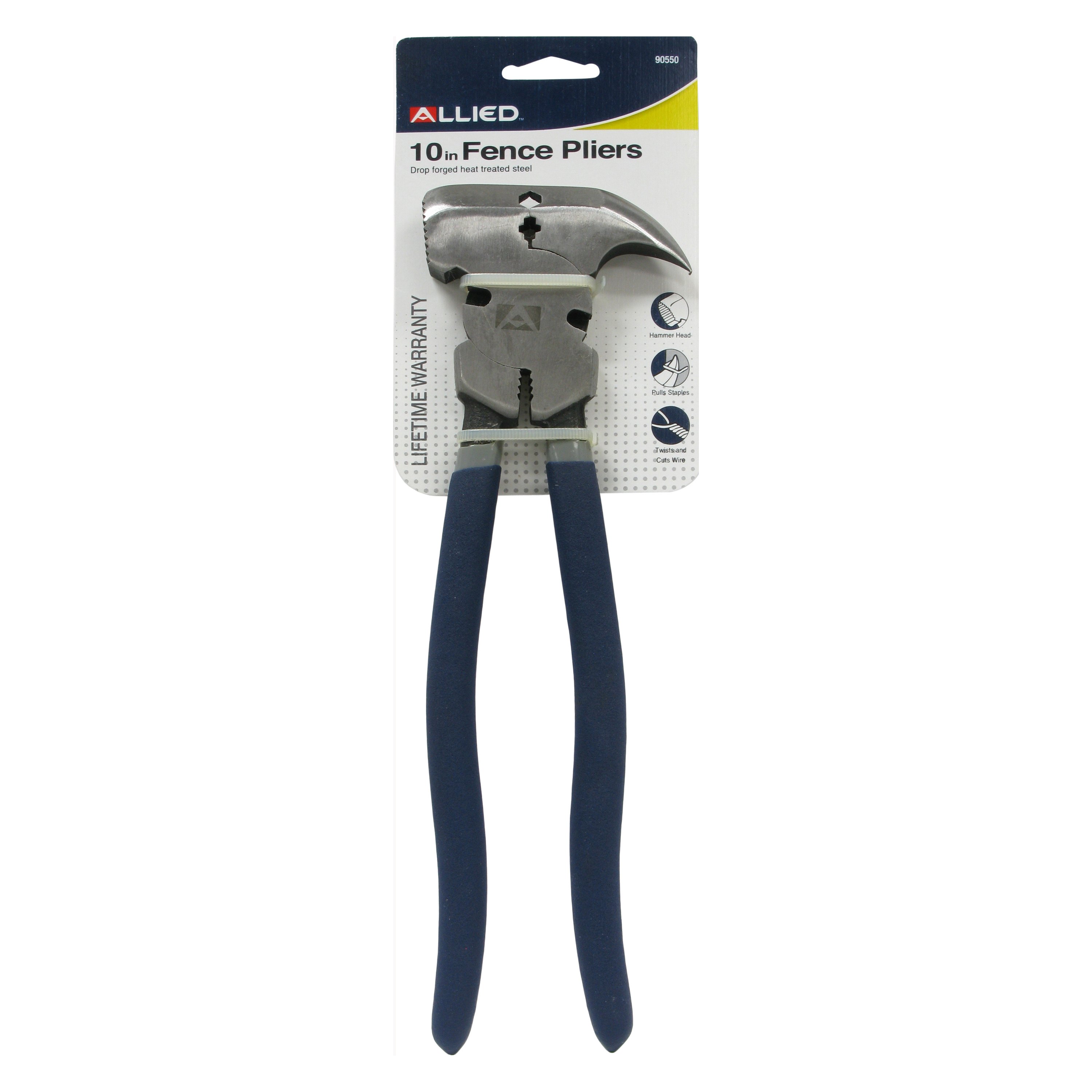 Allied Tools® 90550 10" Dipped Handle Fence Pliers