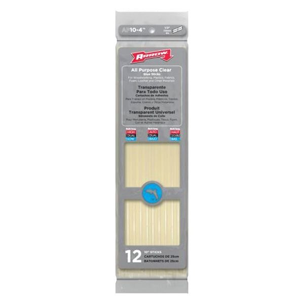 Arrow Fastener® AP104 1/2" x 10" All Purpose Hot Melt Glue Stick