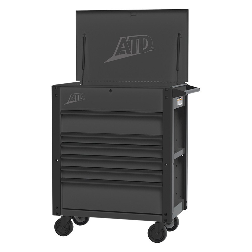 ATD® 70436 Black Deluxe Rolling Tool (35" W x 21.3" D x 44.1