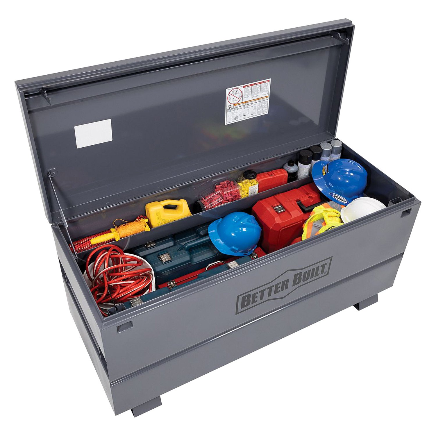 Better Built® 2060BB Gray Steel Jobsite Storage Chest (60" L x 24" W
