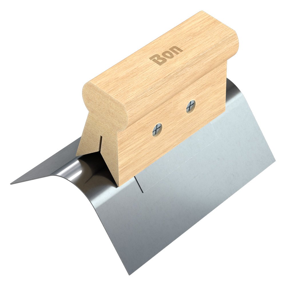 Bon® Wood Handle Stainless Steel Outside Corner Trowel