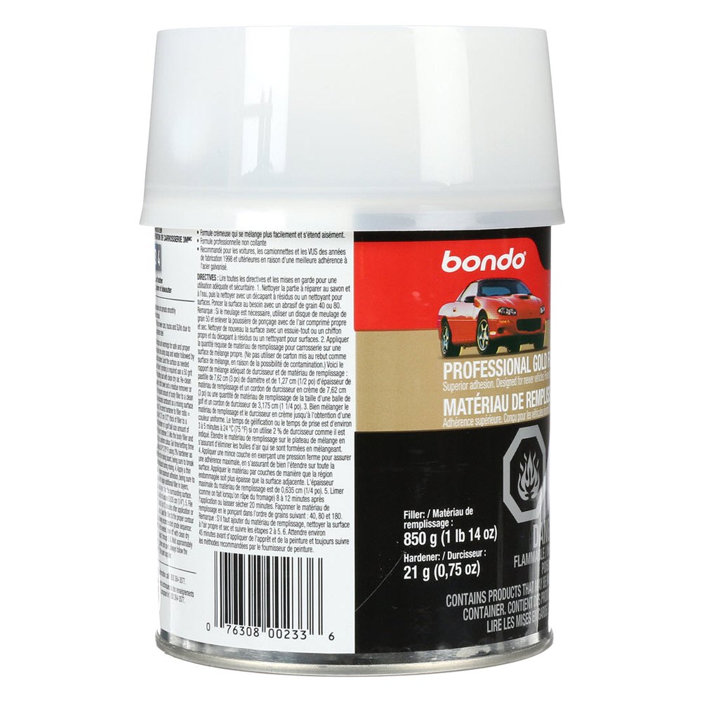 Bondo® 233 1 qt Gold Professional Body Filler
