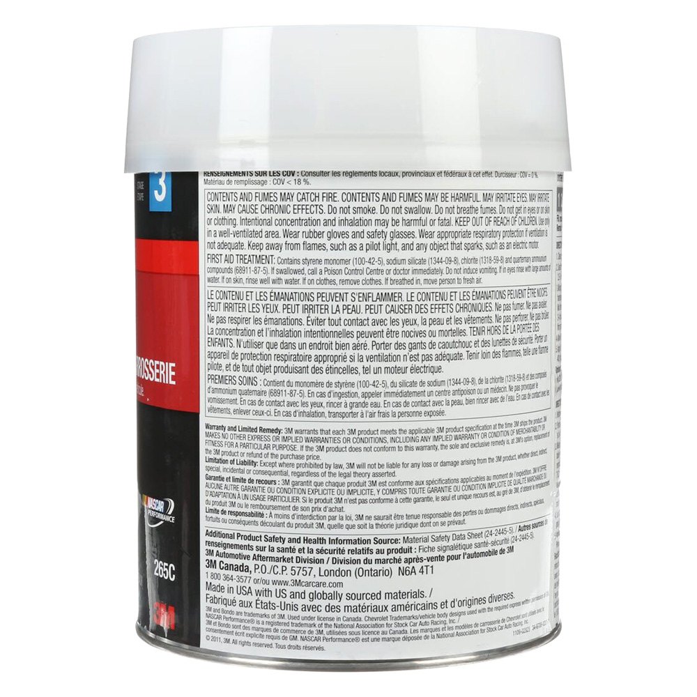 Bondo® 265 1 gal Light Gray Body Filler