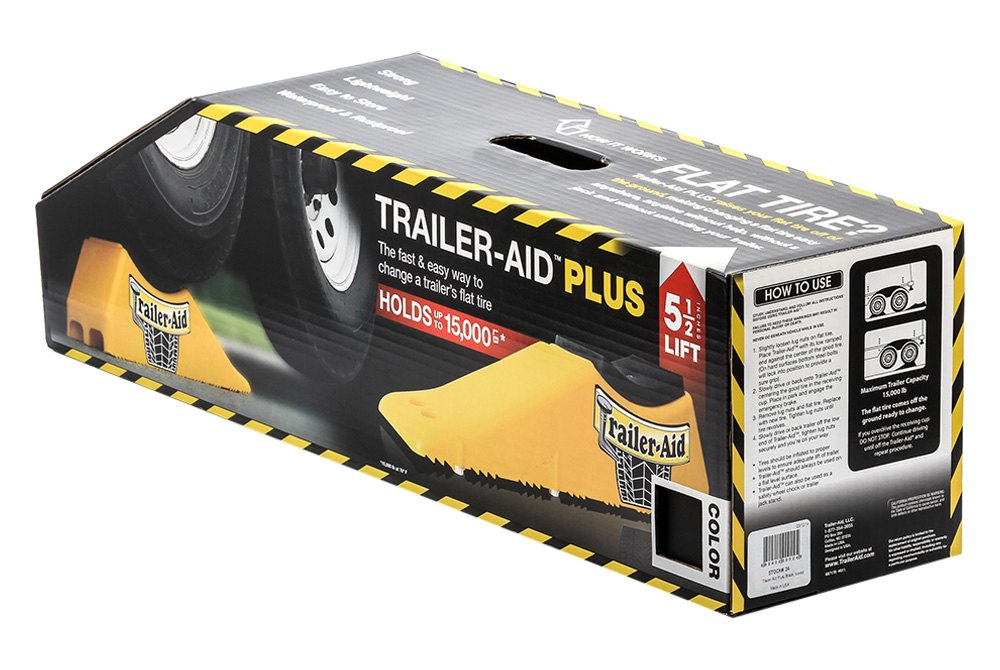 Camco® 24 Trailer Aid™ Black Plus Tire Changing Ramp