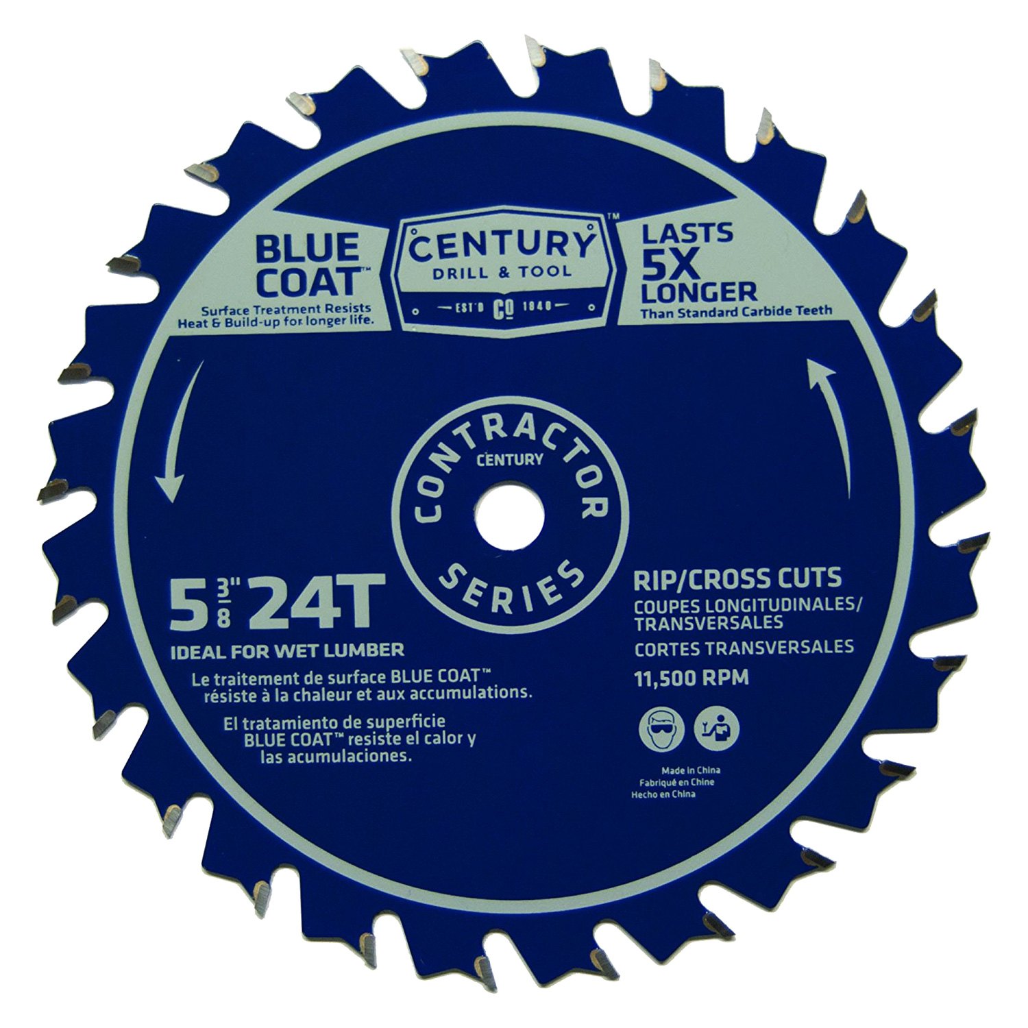 Century Drill & Tool® Contractor Series™ Thin Kerf Combination
